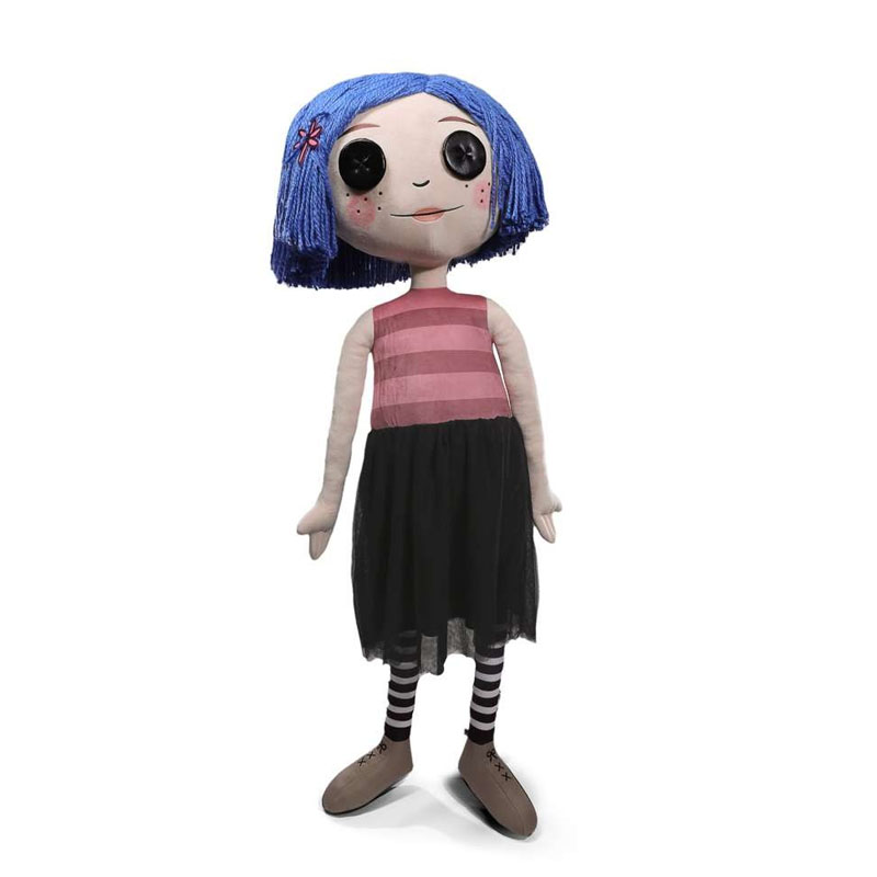 Coraline Peluche Replica Coraline Button Eyes Doll 150cm